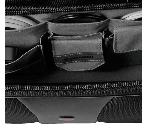 Мобильный офис WENGER Patriot с чехлом для ноутбука 15,6'', черный, 100% полиэстер 43х41х31 см, 25 л