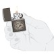 Зажигалка ZIPPO Лучшая цена 2022 с покрытием Black Ice®, латунь/сталь, чёрная, 38x13x57 мм