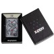 Зажигалка ZIPPO Winged Dragon Cross с покрытием Black Matte, латунь/сталь, чёрная, 38x13x57 мм