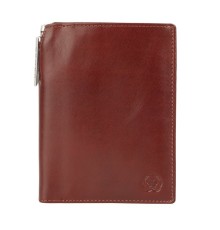 Бумажник для документов Cross Vachetta New Brandy, с ручкой Cross, кожа наппа, гладкая, коричневый
