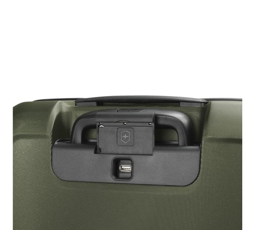 Чемодан VICTORINOX Connex, оливковый, 100% поликарбонат Makrolon, 40x20x55 см, 34 л