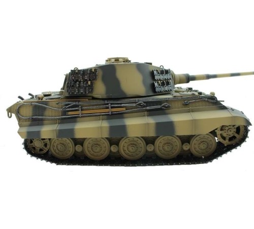 Радиоуправляемый танк Torro King Tiger, башня Henschel (Metal Edition) 1/16, ИК-пушка V3.0 2.4G RTR