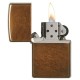 Зажигалка ZIPPO Classic с покрытием Toffee™, латунь/сталь, светло-коричневая, матовая, 36x12x56 мм