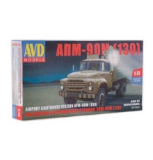 Сборная модель AVD Прожекторная установка АПМ-90М (130), 1/72