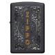 Зажигалка ZIPPO Classic с покрытием Black Matte, латунь/сталь, черная, 38x13x57 мм