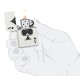 Зажигалка ZIPPO с покрытием White Matte, латунь/сталь, белая, матовая, 38x13x57 мм