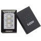 Зажигалка ZIPPO Classic с покрытием Satin Chrome™, латунь/сталь, серебристая, матовая, 36x12x56 мм