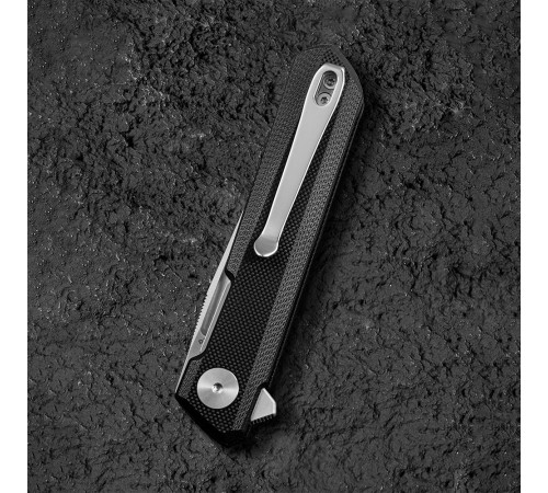Нож Bestechman Mini Dundee сталь D2, рукоять G10 черная