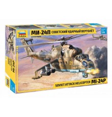 Сборная модель ZVEZDA Советский ударный вертолёт Ми-24П, 1/48