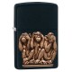 Зажигалка ZIPPO Classic с покрытием Black Matte, латунь/сталь, чёрная, матовая, 38x13x57 мм
