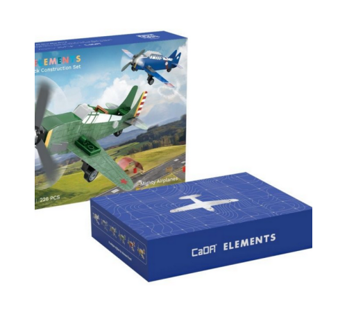 Конструктор CaDA ELEMENTS Транспортный самолет (226 деталей)