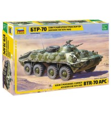 Сборная модель ZVEZDA Советский бронетранспортер БТР-70 (Афганская война 1979-1989), 1/35