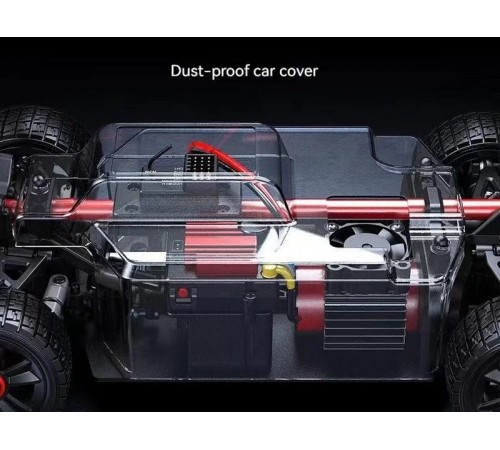 Радиоуправляемая машина для дрифта MJX Hyper Go 14302 Lancia Delta Brushless 4WD 2.4G LED 1/14 RTR