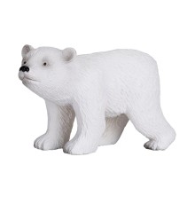 Фигурка KONIK Белый медвежонок, идущий