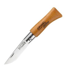 Нож Opinel №2 углеродистая сталь, рукоять из дерева бука, 111020