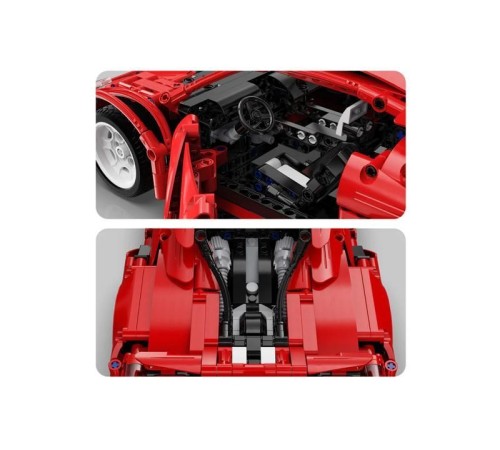 Конструктор CaDA спортивный автомобиль Red Devils (1126 деталей)