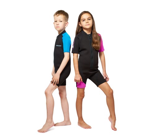 Детский гидрокостюм Salvimar Aquatic, 2 мм, розовый, L, на 12-14 лет