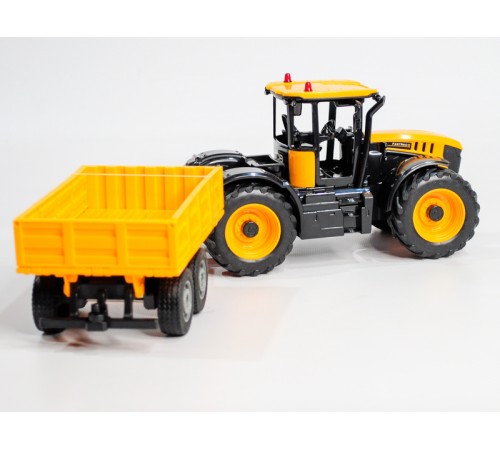Радиоуправляемый фермерский трактор с прицепом Double Eagle JCB Fastrac 4220 1/24 2.4G RTR