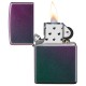 Зажигалка ZIPPO Classic с покрытием Iridescent, латунь/сталь, фиолетовая, матовая, 38x13x57 мм