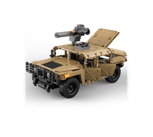 Радиоуправляемый конструктор CADA военный бронированный автомобиль HumVee (628 деталей)