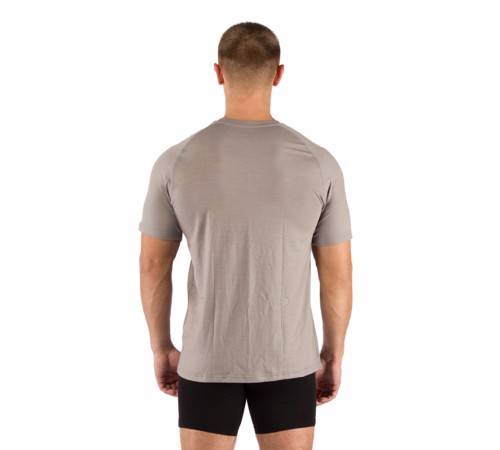 Футболка  мужская Quido/ кор. рукав/ шерсть 160/ серый / XXL, Quido8181XXL