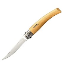 Нож филейный Opinel №8, нержавеющая сталь, рукоять из дерева бука, 000516