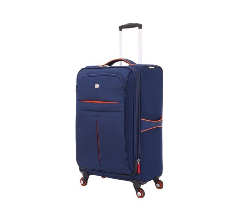 Чемодан WENGER AROSA, синий, полиэстер 750x750D добби, 40 x 24 x 70 см, 48 л