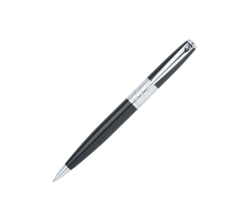 Ручка шариковая Pierre Cardin BARON, цвет - черный. Упаковка В.