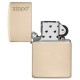 Зажигалка ZIPPO Classic с покрытием Flat Sand, латунь/сталь, бежевая, матовая, 38x13x57 мм