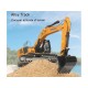 Радиоуправляемый экскаватор с гидравлической системой HUI NA TOYS 2.4G 22CH 1/16 RTR