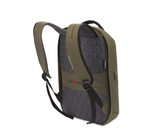Рюкзак-антивор SWISSGEAR 15'', хаки, Heather 600D, 31 x 16 x 47 см, 23 л