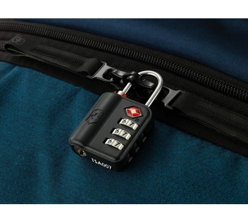 Сумка на колёсах VICTORINOX Vx Touring, синяя, ткани VX4 и VXTek, 35x20x55 см, 33 л