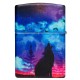Зажигалка ZIPPO Wolf Design с покрытием 540 Matte, латунь/сталь, разноцветная, матовая, 38x13x57 мм