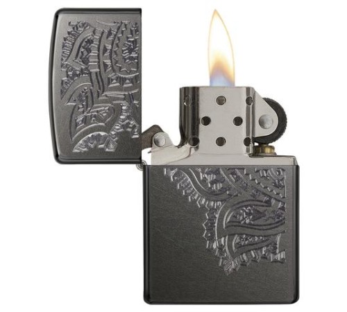 Зажигалка ZIPPO Classic с покрытием Gray, латунь/сталь, серая, матовая, 38x13x57 мм