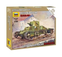 Сборная модель ZVEZDA Британский танк Матильда Mk-1, 1/100