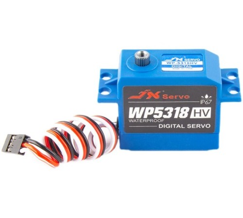 Сервомашинка цифровая JX Servo WP-5318HV (53г/18.5/0.09/8.4V) влагозащищенная