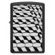 Зажигалка ZIPPO с покрытием Black Matte, латунь/сталь, черная, матовая, 38x13x57 мм