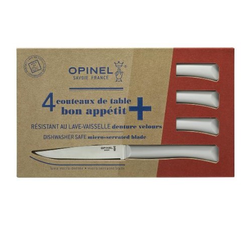Набор столовых ножей Opinel, полимерная ручка, нерж, сталь, кор. 001904