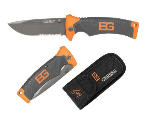 Нож Gerber Bear Grylls Folding Sheath Knife, блистер, (1013939), 31-000752