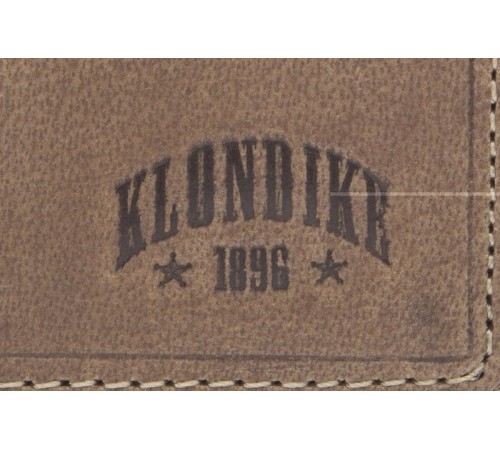 Бумажник KLONDIKE «Dylan», натуральная кожа в коричневом цвете, 10,5 х 13,5 см