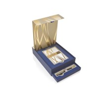 Подарочный набор Waterman: ручка шариковая Carene Black GT + набор открыток и конвертов