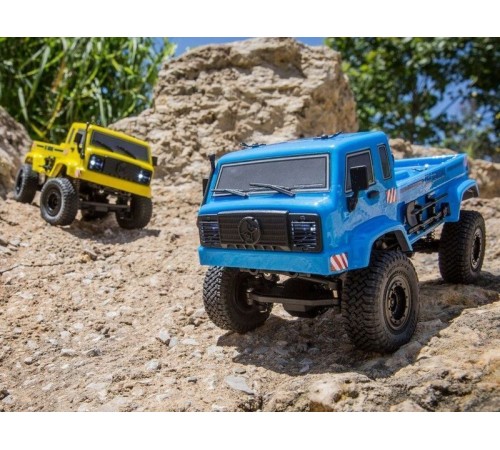 Краулер ECX 1:24 Scaler Crawler Barrage UV 4WD, электро, RTR (синий)