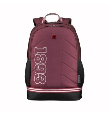 Рюкзак WENGER Collegiate Quadma 16”, красный, 100% полиэстер, 33х17х43 см, 22 л