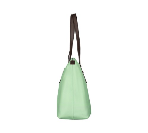 Сумка VICTORINOX Victoria Deluxe Business Tote, мятная, нейлон/кожа/микрозамша, 47x15x31 см, 16 л