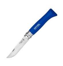 Нож Opinel №8 Trekking, нержавеющая сталь, синий, с чехлом, 001891