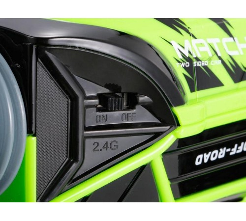 Радиоуправляемая машинка-перевертыш Hyper 2.4G 1/16 RTR (зеленая) + Ni-Cd и З/У
