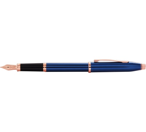 Перьевая ручка Cross Century II Translucent Cobalt Blue Lacquer, перо F