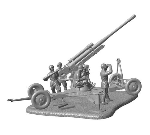 Сборные солдатики ZVEZDA Советское 85-мм зенитное орудие, 1/72