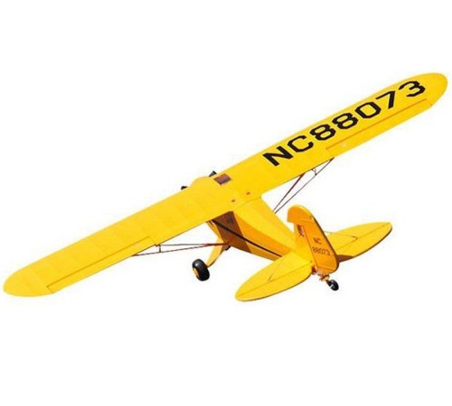 Радиоуправляемый самолет Top RC J3 желтый 1400мм KIT