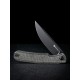 Складной нож SENCUT Scitus D2 Steel Black Stonewashed Handle Dark Green Canvas Micarta